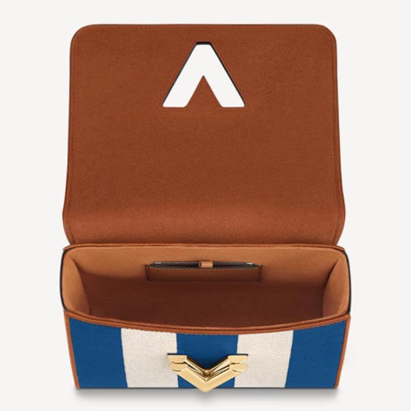 【ルイヴィトン】☆ショルダーバッグ ストライプスーパーコピー青☆M57659